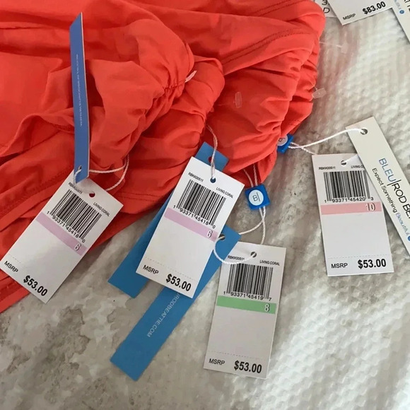 Bleu Rod Beattie Living Coral Two Piece Swimsuit - Picture 12 of 13